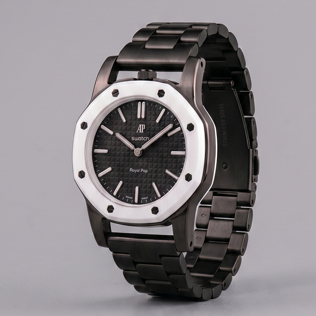 Steel with watch